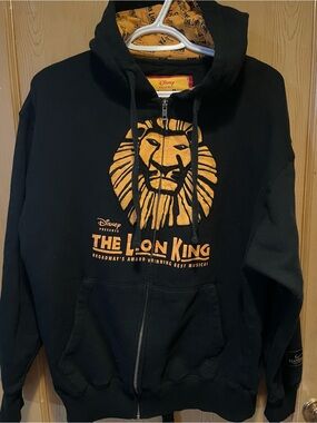 Disney’s The Lion King Broadway Musical Embroidered Zip Hoodie